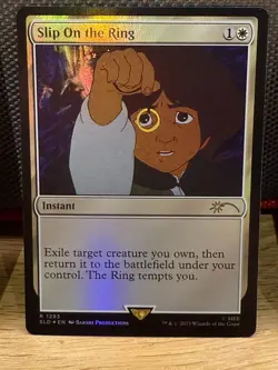 Mtg Secret Lair— Slip on the Ring — Foil —NM - Image 1