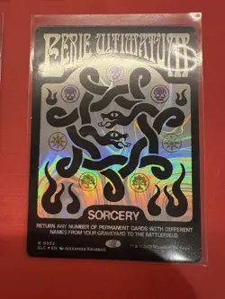Mtg Secret Lair Encyclopedia — Eerie Ultimatum— Halo Foil —NM - Image 1