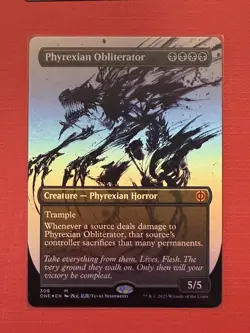 Mtg ONE — Phyrexian Obliterator — FOIL NM - Image 1
