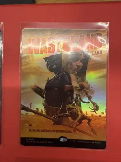 Mtg Secret Lair Encyclopedia — Wasteland — Foil —NM - Image 1