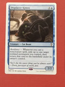 Mtg MB2— Displacer Kitten — NM White Border - Image 1