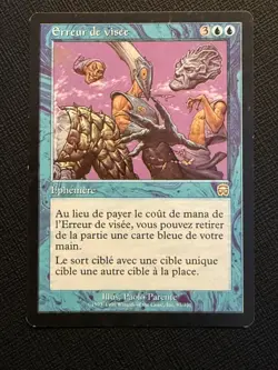 Mtg Mercadian Masks — Misdirection Erreur de Visee — EX++ - Image 1