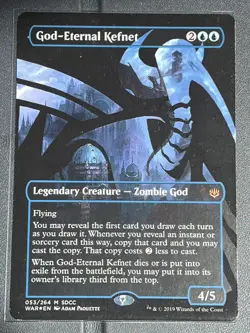 MTG WAR SDCC 2019— God-Eternal Kefnet — NM—Extra Shipping Cost Refound - Image 1