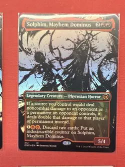 Mtg ONE — Solphim, Mayhem Dominus — FOIL NM - Image 1