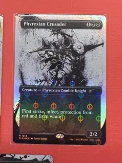 Mtg Secret Lair — Phyrexian Crusader — Step and Compleat Foil —NM - Image 1