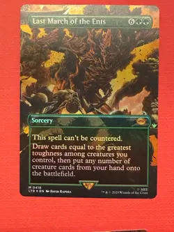 Mtg LTR— Last March of the Ents — Foil —NM - Image 1