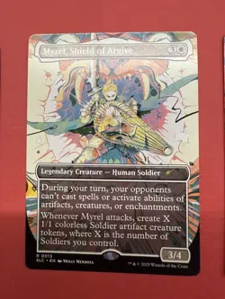 Mtg Secret Lair Encyclopedia — Myrel, Shield of Argive— Non Foil —NM - Image 1