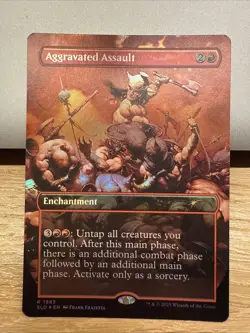 Mtg Secret Lair Frank Frazetta — Aggravated Assault — Foil —NM - Image 1