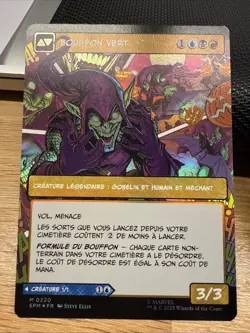 MTG SPM Borderless Panel — Norman Osborn FOIL FR — NM French - Image 2