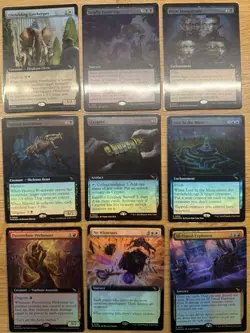 Mtg MKM— Lot 9 Rare FOIL Extended —NM - Image 1