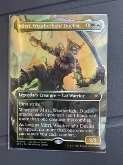 Mtg SPG LCI— Mirri Weatherlight Duelist— FOIL—NM - Image 1