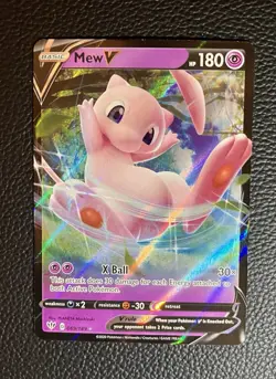 Pokemon TCG Mew V 069/189 Sword & Shield Darkness Ablaze - Image 1