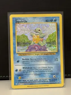Squirtle 001/034 CLB Pokemon TCG Classic Collection Blastoise Deck Holo NM 2023 - Image 1