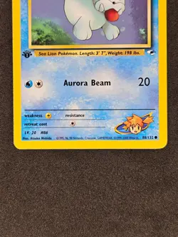 Misty's Seel 1st Edition Common 88/132 2000 Gym Heroes Pokemon Card LP+ - Image 4