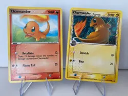 Charmander / Charmeleon - Crystal Guardians - 48,49/100 & 29,30/100 Pokemon TCG - Image 3