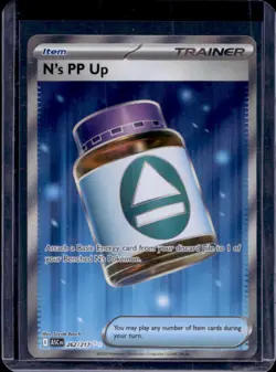 2026 Pokemon Ascended Heroes N's PP Up Ultra Rare #262/217 - Image 1
