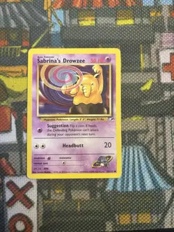 Sabrina's Drowzee 92/132 Common Gym Heroes Pokemon Card (x2) 2000 Set Of 2 💎🔥 - Image 3