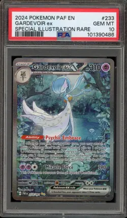 Pokemon Gardevoir ex Paldean Fates Special Illustration Rare #233 PSA 10 - Image 1