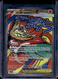 2026 Pokemon Ascended Heroes Mega Hawlucha ex Attack Rare #268/217 - Image 1