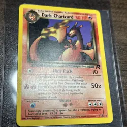 Pokemon Dark Charizard 21/82 Team Rocket 80 HP Rare Unlimited Non Holo - Image 3