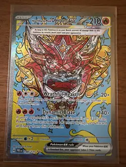 Heartflame Mask Ogerpon ex 148/131 Prismatic Evolutions SIR Pokemon - NM RawHear - Image 1