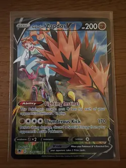 Galarian Zapdos V TG19/TG30 Astral Radiance Trainer Gallery 2022 Pokemon - NM - Image 1