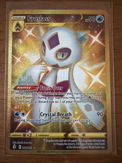 Froslass 226/203 Evolving Skies Gold Secret Rare Holo 2021 Pokemon - NM Raw - Image 1