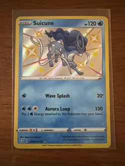 Suicune SV022/SV122 Shining Fates Shiny Vault Holo 2021 Pokemon - NM Raw - Image 1