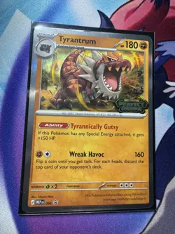 Tyrantrum Prerelease Promo (MEP066) - Holo - Perfect Order Stamp NM Pokemon TCG - Image 1