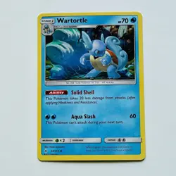 Wartortle 34/214 Holo Promo Sun & Moon Unbroken Bonds Pokemon TCG 2019 NM - Image 1