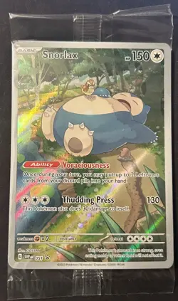 Pokemon TCG Snorlax Promo #051 Sealed Scarlet & Violet Pokemon 151 - Image 2