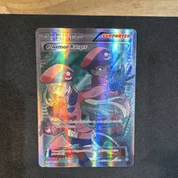 Pokemon Ranger Full Art 113/114 XY Steam Siege Ultra Rare Holo Trainer English - Image 1