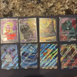 Pokemon TCG Bulk Card Lot X 8 ALL FULL ART EX. (each Card Value $3-6) #3 - Image 1