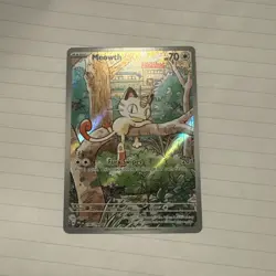 Pokemon TCG Meowth Black Star Promos Holo - Image 1
