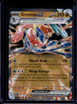 2024 Pokemon Twilight Masquerade Greninja ex #106/167 - Image 1