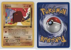 Diglett 1st Ed. Pokemon Team Rocket #52 2000 - Image 3