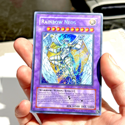 Yugioh Rainbow Neos PTDN-EN044 Near Mint Unlimited Secret Rare - Image 1