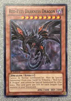 Red-Eyes Darkness Dragon LCJW-EN039 Common 1st Edition LP - Image 1
