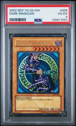 Yu-Gi-Oh! TCG Dark Magician 2002 Starter Deck Yugi Unlimited Ultra Rare PSA 4 - Image 3