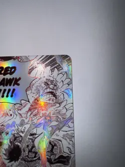 Bandai Gum-Gum Fire-Fist Pistol Red Hawk OP11-114 One Piece CCG Event R Holo - Image 3