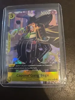 One Piece TCG - Capone "Gang" Bege - OP04-100 R - ALT ART - English - Image 1