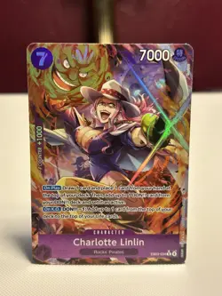 Charlotte Linlin Alt Art EB03-034 R Foil One Piece Extra Booster: Heroines NM - Image 1