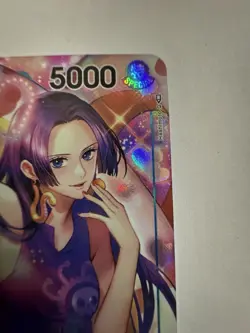 Bandai Boa Hancock OP01-078 One Piece CCG Romance Dawn Super Rare Foil Parallel - Image 5
