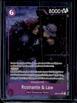 2026 One Piece OP14 EB04 EN Rosinante & Law Alternate Art #038 - Image 1