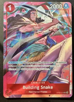 Building Snake (One Piece CCG OP09-008) Premium CC: Best Selection Vol. 4 - Image 1