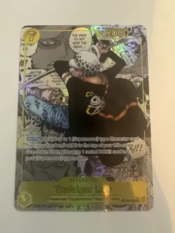 Bandai Trafalgar Law OP10-119 One Piece CCG Royal Blood Secret Rare Holo - Image 1