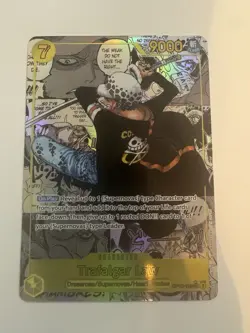 Bandai Trafalgar Law OP10-119 One Piece CCG Royal Blood Secret Rare Holo - Image 2