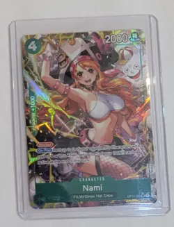 One Piece TCG Nami OP14-031 Alt Art SR The Azure Sea’s Seven English OP14 TCG - Image 4