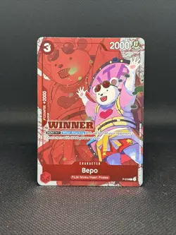 Bepo (Winner Pack Vol. 7) P-019 One Piece Promotion Cards Foil - Image 1