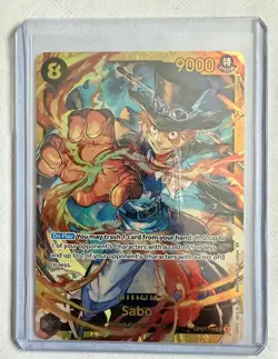 Sabo One Piece TCG OP07-118 SEC English Card Secret Rare - Image 3
